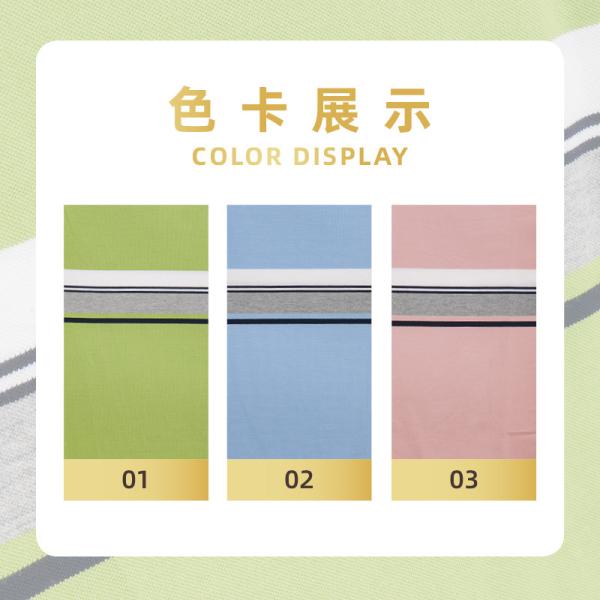 Healthy And Breathable And Sweat-Absorbent  Cotton Pique Fabric For Polo Shirt