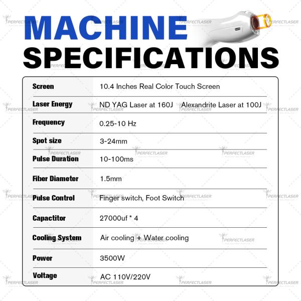 Салон использовать 755Nm 1064nm Александрит лазерная эпиляция удалить косметику