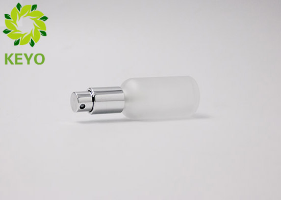1 OZ 30ml Frosted Glass Face Mist Bottle Round Shape With Sprayer