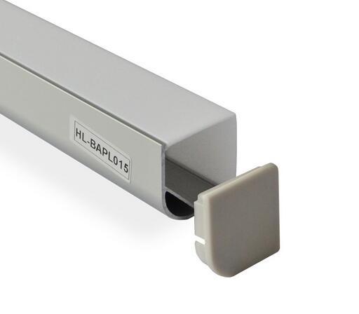 U shape LED aluminum extrusion profiles, milky diffuser for led strips, aluminum LED profiles for stores