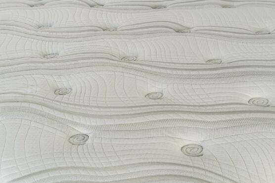 White soft luxury Euro top home/hotel bed independent pocket spring mattress adding latex and high density foam