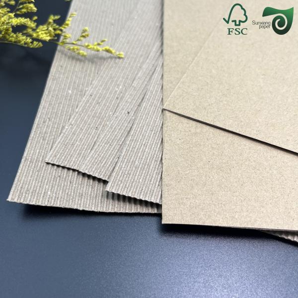 FSC High-Stability Single Facer Pit F Corrugated Board Two Layer For Packaging