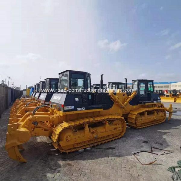 220HP Ripper Cum-mins Engine Crawler Bulldozer Shantui Sd22 bulldozer  highly competitive price