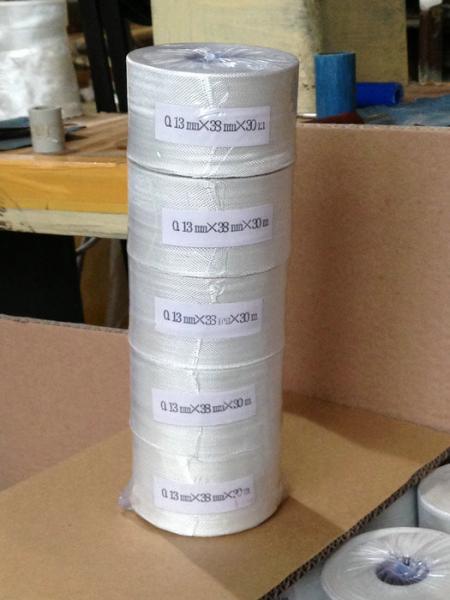 A planície de vidro da categoria da fita 0.08-0.25mm H da isolação de pano de vidro de E tece