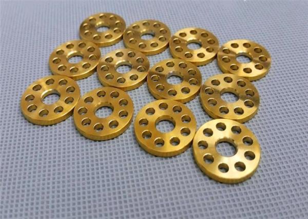 Gr5 Hollow Titanium Gasket Washer Exhaust Washer Gold Color M6 O Ring