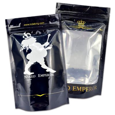 Custom Digital Printing Aluminum Foil Stand Up Pouch With Clear Window
