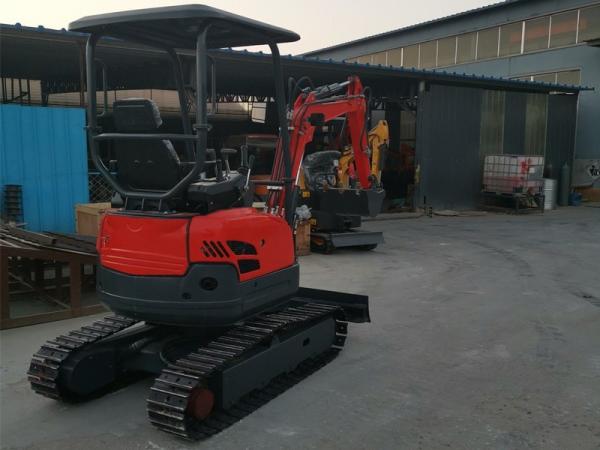 EPA mini excavator zero tail swing with Kubota engine mini digger excavator