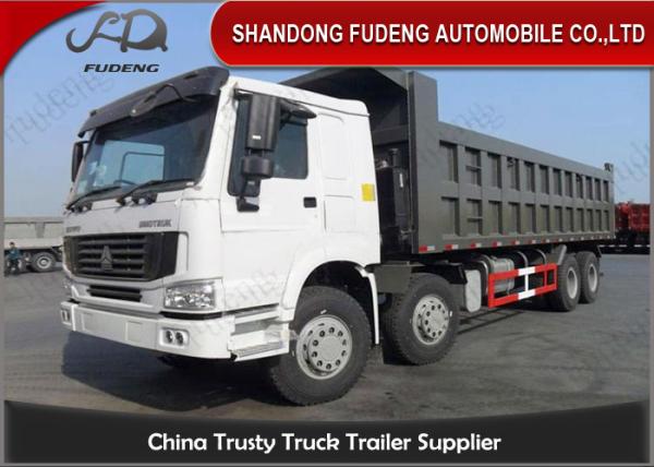 10 Wheel Mining Tractor Trailer Dump Truck , 60 Tons Tractor Head Trucks