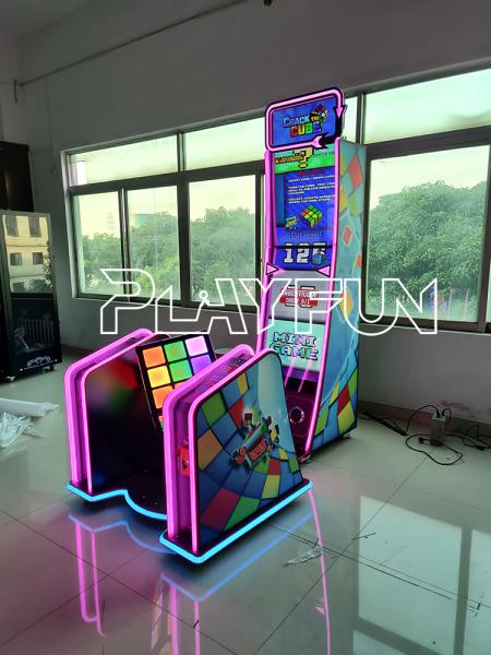 Playfun Amusement Park Equipamento de troca de bilhetes do jogo Crack the Cube mais recente novo jogo de resgate de vídeo