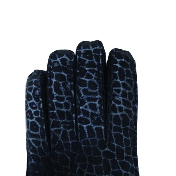 2018 sheepskin Fur Fingers Lattice Nappa Leather ladies gloves