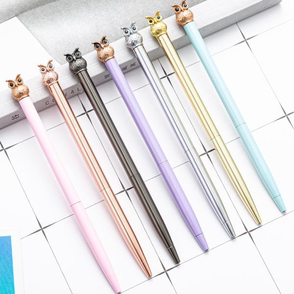 2022 Populaire Logo personnalisé stylo à bille de hibou avec expédition rapide et stylo gel Nouveauté