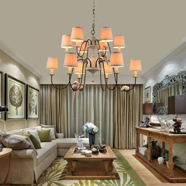 Bird chandelier wrought iron pendant lighting kitchen Pendant lamp (WH-CI-51)