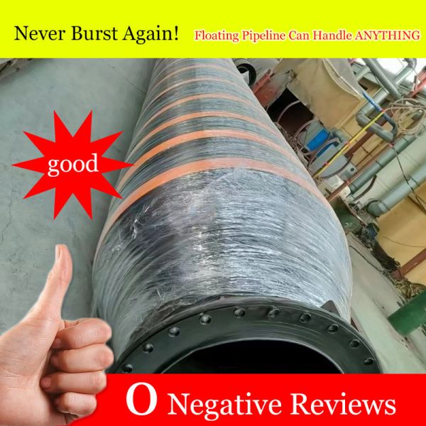 Wear Resistant Floating Dredge Pipeline Leak Proof For Marine Slurry Transport
