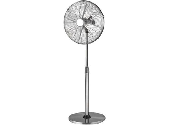 Small Retro Standing Fan Adjustable 3 Speed Oscillating 16 Inch Brushed Copper