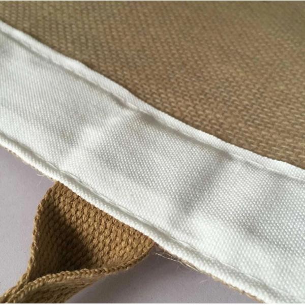 Eco Friendly Jute Tote Bags For Grocery Shopping OEM ODM Acceptable