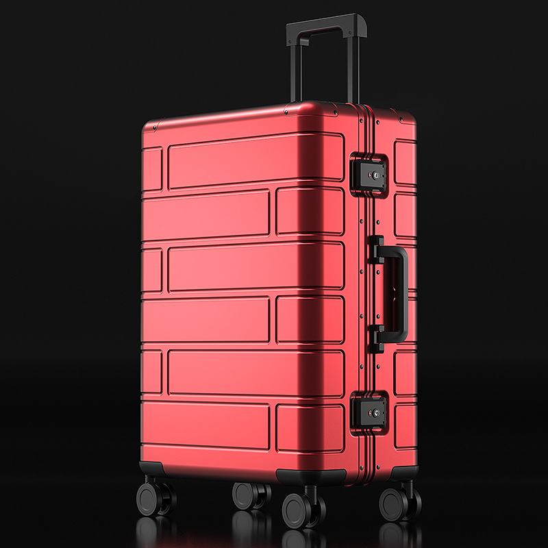 28 Inch Aluminum Suitcase Luggage Unisex Custom Magnesium Alloy Hard Shell Luggage Sets