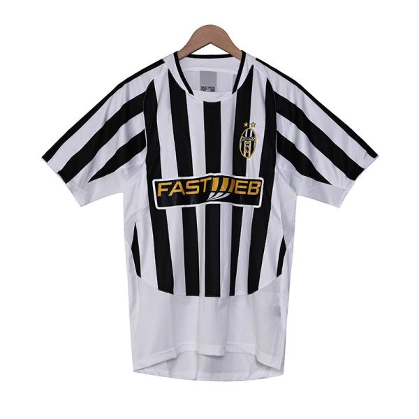 Juventus 2003 Home Retro Custom Football Jerseys Piero Era Zebra Symbolizes Faith
