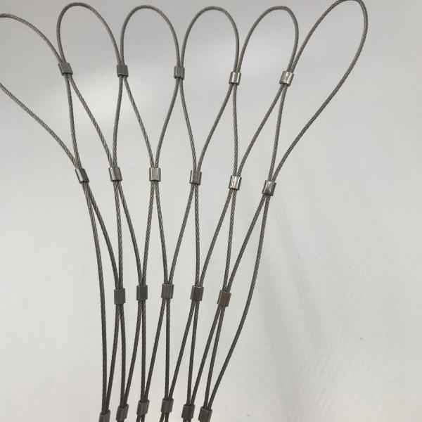7*19 Stainless Steel Balustrade Mesh High Safety Without Toxic Material