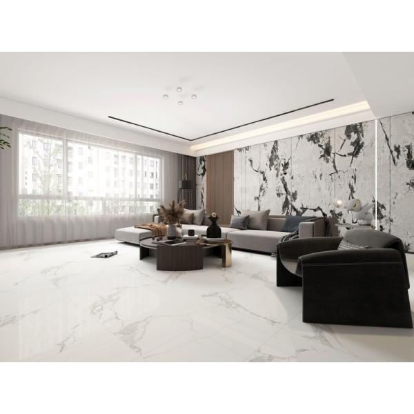 600x600mm Black Modern Glazed Porcelain Tiles For Interior Decoration