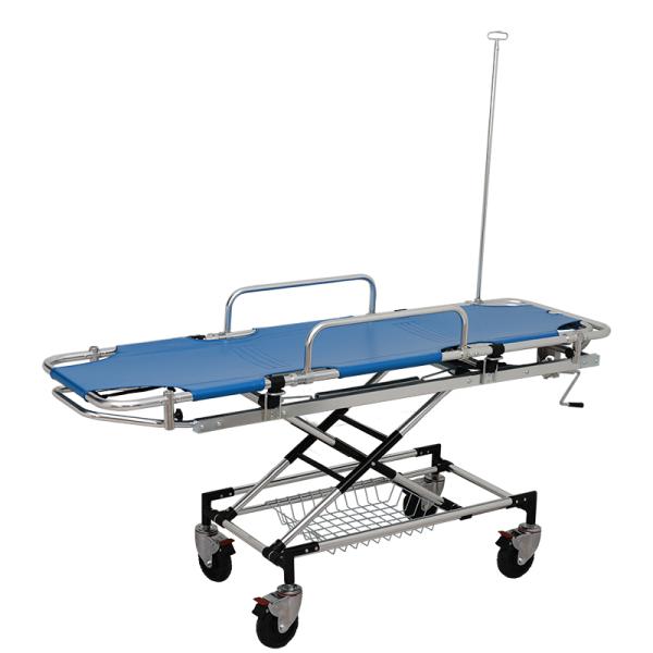 Aluminum Medical Patient Stretcher Trolley Customized Logo