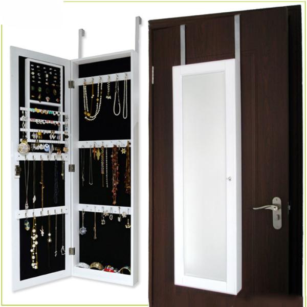 12KG Armoire montado en la pared de la joyería del espejo del MDF del estilo europeo E1