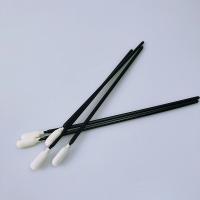 La poignée noire nettoyage de mousse de 6,6 pouces tamponne le produit propre dur pour atteindre l'endroit propre