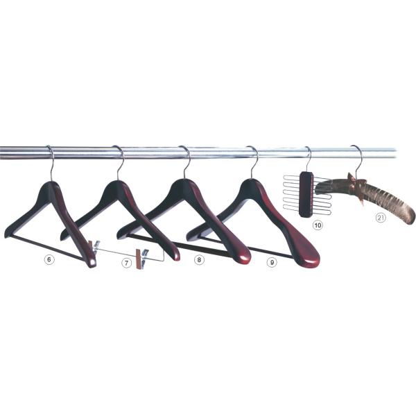 Вешалок гостиницы прачечной крюк металла серебра похищения деревянных анти- прочный