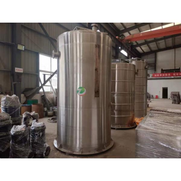 Poste de pompage d'alimentation en eau en acier inoxydable personnalisé