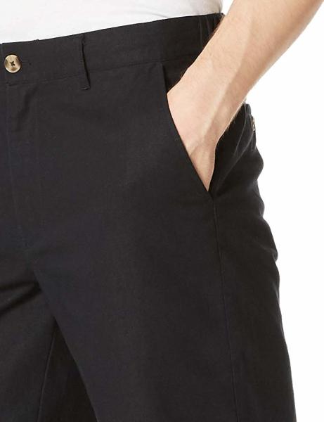 Black Drawstring Mens Linen Shorts 10In Inseam for Spring and Autumn