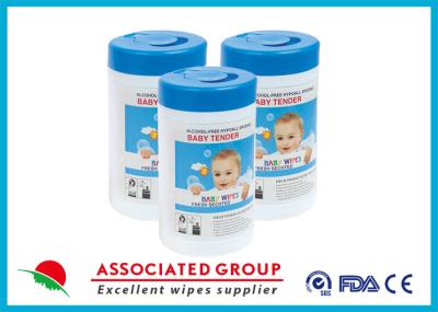 As limpezas molhadas do bebê de Unscented, curso do bebê limpam 80 contagens pela caixa