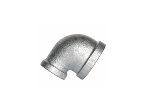 Hot / Cold Dipped Galvanized Oil Pipe Fittings Male Female Elbow 90 Degree NPT Thread