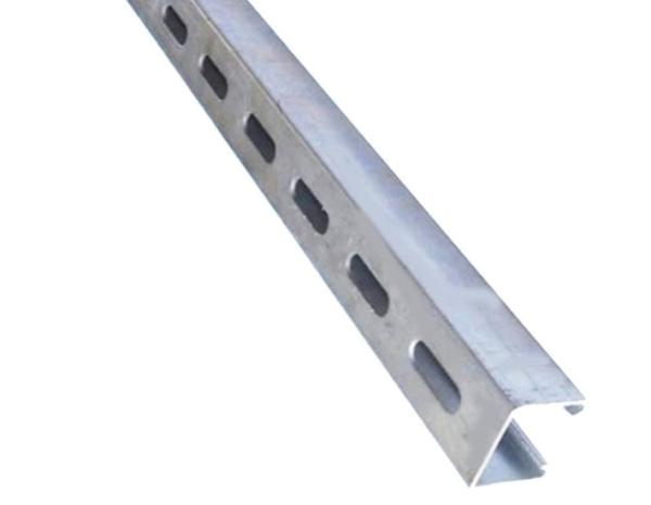 Hot Dip Galvanized Metal Strut Channel Photovoltaic Bracket Steel 41mm For Building