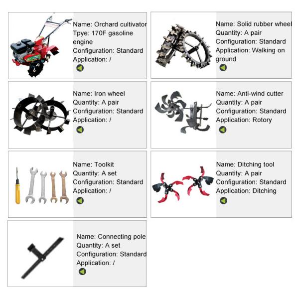 Multi-purpose Hand Push Cultivator with Gasoline Power Type and 70cm Working Width