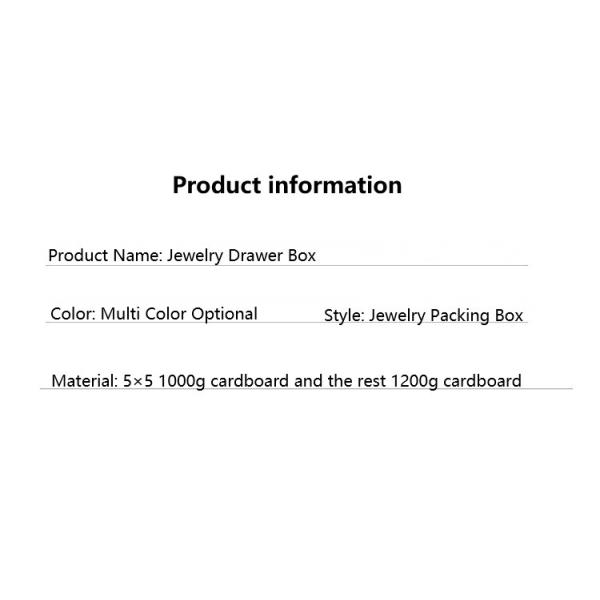 Komori 4C Press Cardboard Paper Gift Box