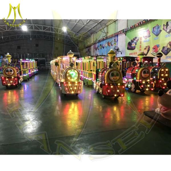 Hansel indoor and outdoor children amusement park track train rides electric