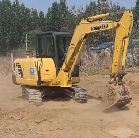 Komatsu PC56 PC56-7 Mini Used Excavator Pre Owned Digger