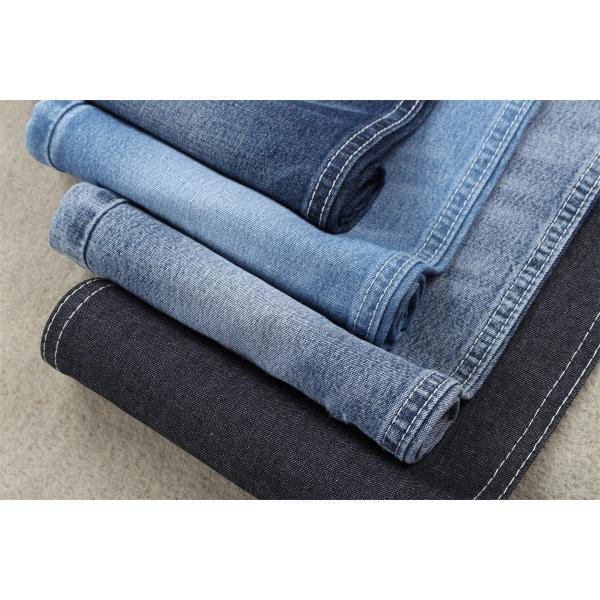 2/1 Right Hand 100 Cotton Denim Fabric For Shirt 7.5 Oz Dark Blue 180cm Width