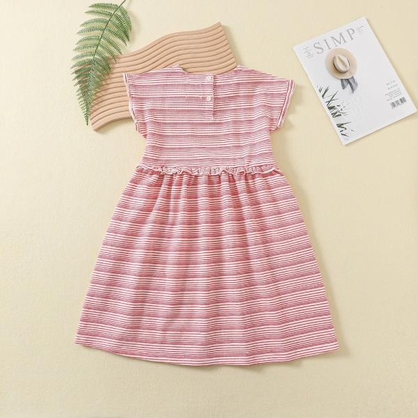 Baby Girl Dress Clothes Floral Print Baby Summer Dress Toddler Girl Sleeveless 100% Cotton Flower Casual Dresses
