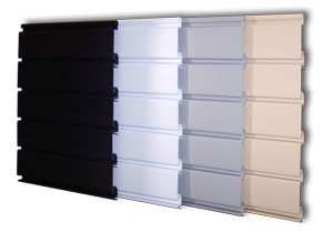 Pvc Slatwall обшивает панелями вставку для внутреннего художественного оформления экстерьера магазина