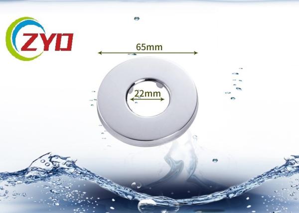 57MM Diameter Shower Faucet Cover Plate For Bathroom Shape / Size Optional
