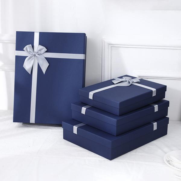 Custom Logo Printing Present Box with Concise Style