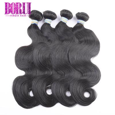 Nenhuma extensão brasileira Tangling BORUI do cabelo humano de Remy do cabelo humano 100 do Virgin