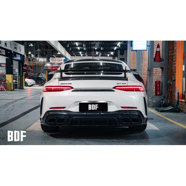 Para el Mercedes AMG GT50 53 63 Fibra de carbono Kit de carrocería AMG GT50 53 63 Actualizado Top Style Fibra de carbono delantera de labio difusor spoiler