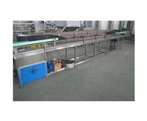 PET Plastic Bottle Inverted Sterilizer with 7.5 Kw Power and Belt Speed of 4-20m/min