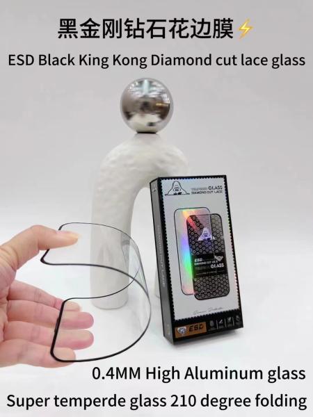 280 AB Glue Anti Fingerprint Tempered Glass Screen Protector For Mobile Phone