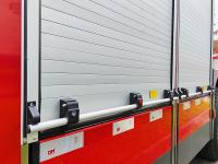 Porte à rouleaux en aluminium pour véhicules Fermeture à rouleaux Porte à rouleaux pour camions de pompiers Prix de l'usine de Chine