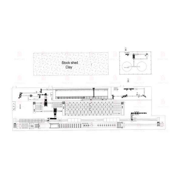 Máquinas de ladrillo fabricadas en China exportadas a Irak - 750TPD de capacidad garantizada