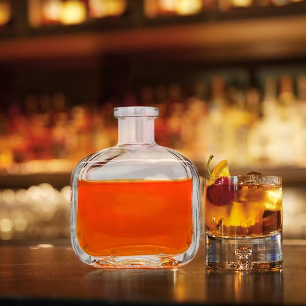 Thickened Frosted Cork Glass Bottles for Sealed Wine Whisky Vodka Tequila Whiskey