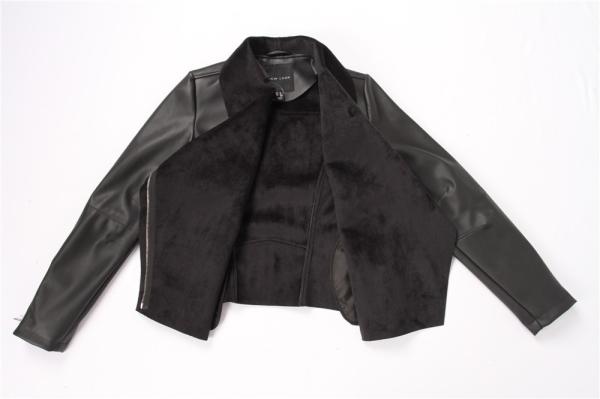 Ladies Cool leather jacket, Women's Bomber Leather jacket, bonded fur, hot popular