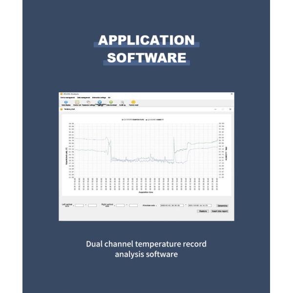 T Type Thermocouple Data Logger for Food and Medicine Storage Refrigerator Environment Temperature Monitoring